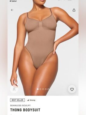 SKIMS seamless sculpt shapewear bodysuit